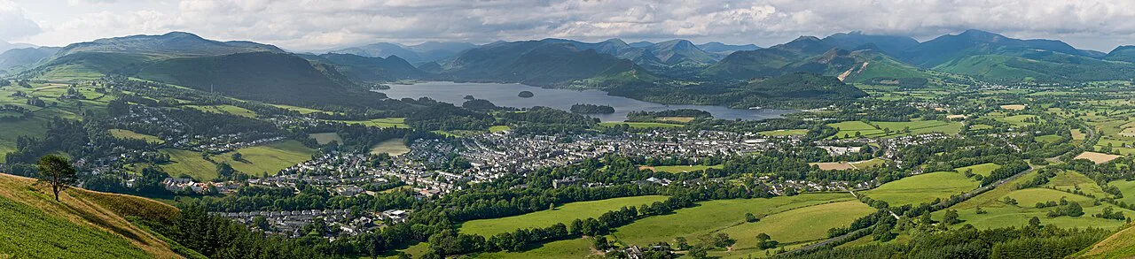 Keswick, Cumbria Panorama 1 - June