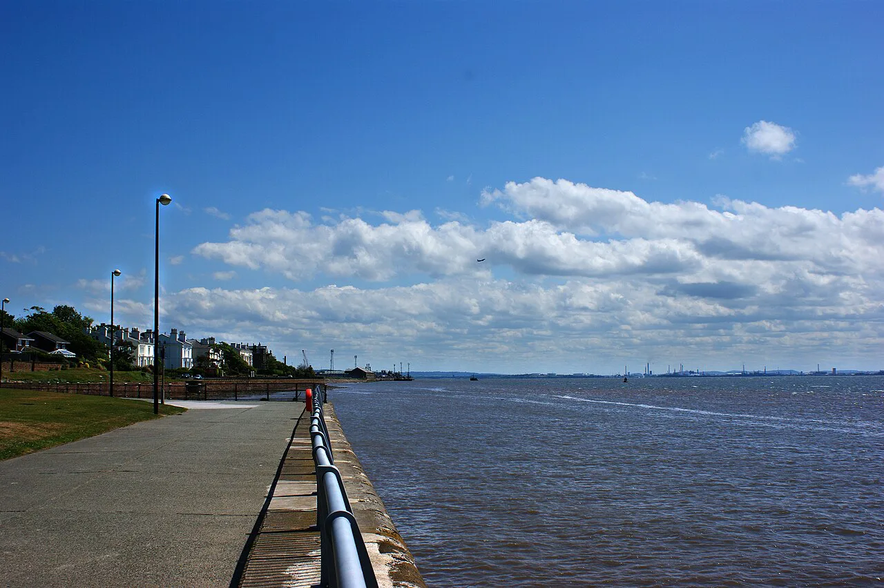 The end of the promenade - geograph.org.uk, Liverpool